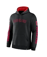 Fanatics Men's Black Cleveland Guardians Big City Legacy Fleece Pullover Hoodie