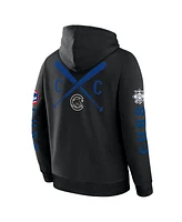 Fanatics Men's Black Chicago Cubs Big City Legacy Fleece Pullover Hoodie