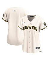 Nike Women's Cream Milwaukee Brewers Home Limited Jersey