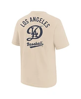 Nike Big Boys and Girls Natural Los Angeles Dodgers City Connect T-Shirt
