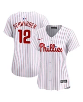 Nike Women's Kyle Schwarber White Philadelphia Phillies Home Limited Player Jersey