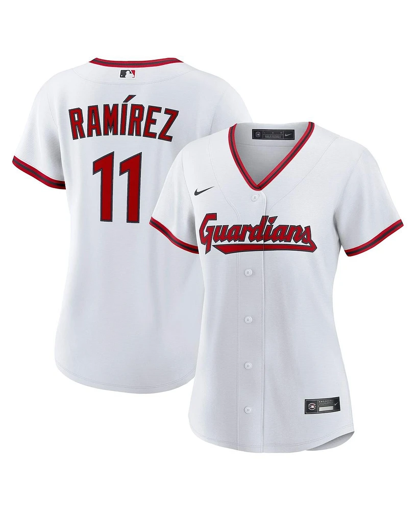 Nike Women's Jose Ramirez White Cleveland Guardians Home Replica 2.0 Player Jersey