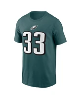 Nike Men's Cooper DeJean Midnight Green Philadelphia Eagles Player Name Number T-Shirt