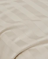 French Connection Damask Stripe 300-Thread Count Cotton Sateen -Pc. Sheet Set