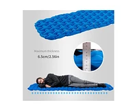Naturehike Inflatable Camping Sleeping Pad, Ultralight Durable 2.55" Thickness Mattress, Compact Air Mat for Hiking, Traveling, Backpacki