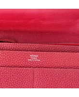 Pre-Owned Hermes Dogon Duo Combined Wallet Leather