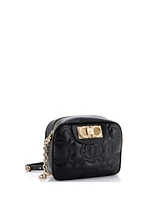 Pre-Owned Salvatore Ferragamo Galore Camera Bag Quilted Leather