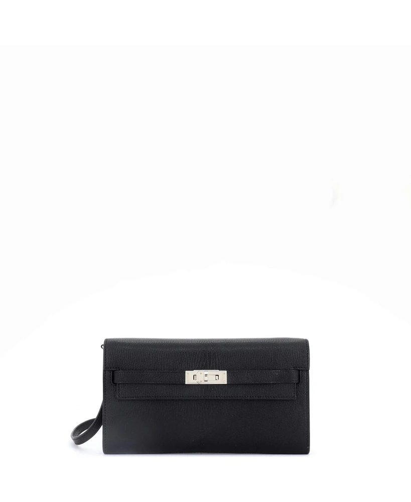 Pre-Owned Hermes Kelly To Go Wallet Chevre Mysore