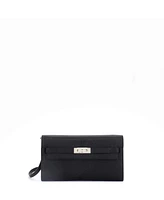 Pre-Owned Hermes Kelly To Go Wallet Chevre Mysore