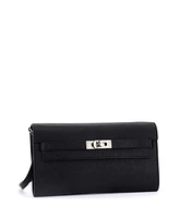 Pre-Owned Hermes Kelly To Go Wallet Chevre Mysore
