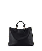 Pre-Owned Salvatore Ferragamo Glam Tote Bag Leather