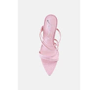 New Affair Croc Strappy High Heel Sandals
