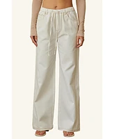 Crescent Women's Rena White Denim Pants
