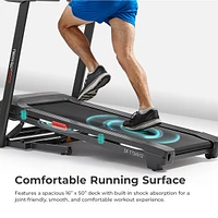 Sunny Health & Fitness Active 400 Smart Auto Incline Treadmill with WiFi & Bluetooth