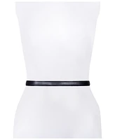 Michael Kors Women's Leather Covered Buckle Belt
