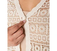 Liverpool Los Angeles Plus Crochet Lace Bolero