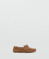 Mango Women's Suede Boat Shoes