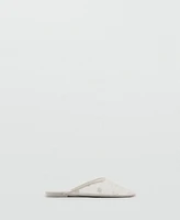Mango Women's Embroidered Mesh Shoes