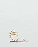 Mango Women's Strips Sandals