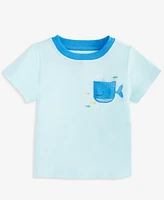 First Impressions Baby Boys Whale Graphic Pocket T-Shirt, Exclusively at Macy's