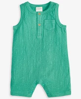 First Impressions Baby Boys Knit Gauze Sunsuit, Exclusively at Macy's