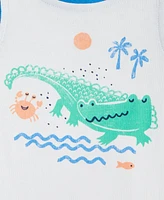 First Impressions Baby Boys Alligator Graphic Tank Top, Exclusively at Macy's