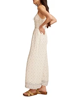 Lucky Brand Women's Cotton Printed Gauzy Jumpsuit