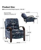 Rita Floral Upholstered Standard Manual Recliner