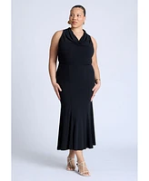 Eloquii Plus Trumpet Jersey Skirt