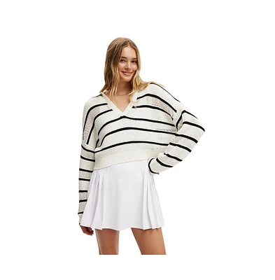 Cotton On Women's Active Fairway Open Knit Jumper