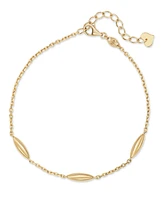 Devata Link Chain Bracelet in 14K Gold, 6.5 in adj to 7.5 in, approx. 2.5 grams.