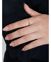 Devata Twisted Rope Ring in 14K Gold, Size approx. grams