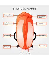 Naturehike 28L Safety Swim Buoy, Ultralight Tow Float & Dry Bag for Swimming, Kayaking, Snorkeling, Diving, Fishing with Adjustable Waist Belt