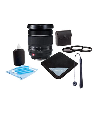 Fujifilm Xf 16-55mm f/2.8 R Lm Wr Lens, Bundle with ProOptic 77mm Filter Kit, Lens Wrap, Cleaning Kit, Lens Cap Tether