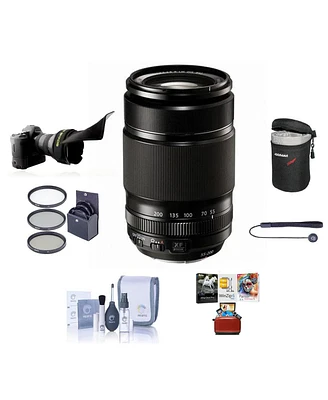 Fujifilm Xf 55-200mm f/3.5-4.8 R Lm Ois Lens, Bundle with 62mm Filter Kit