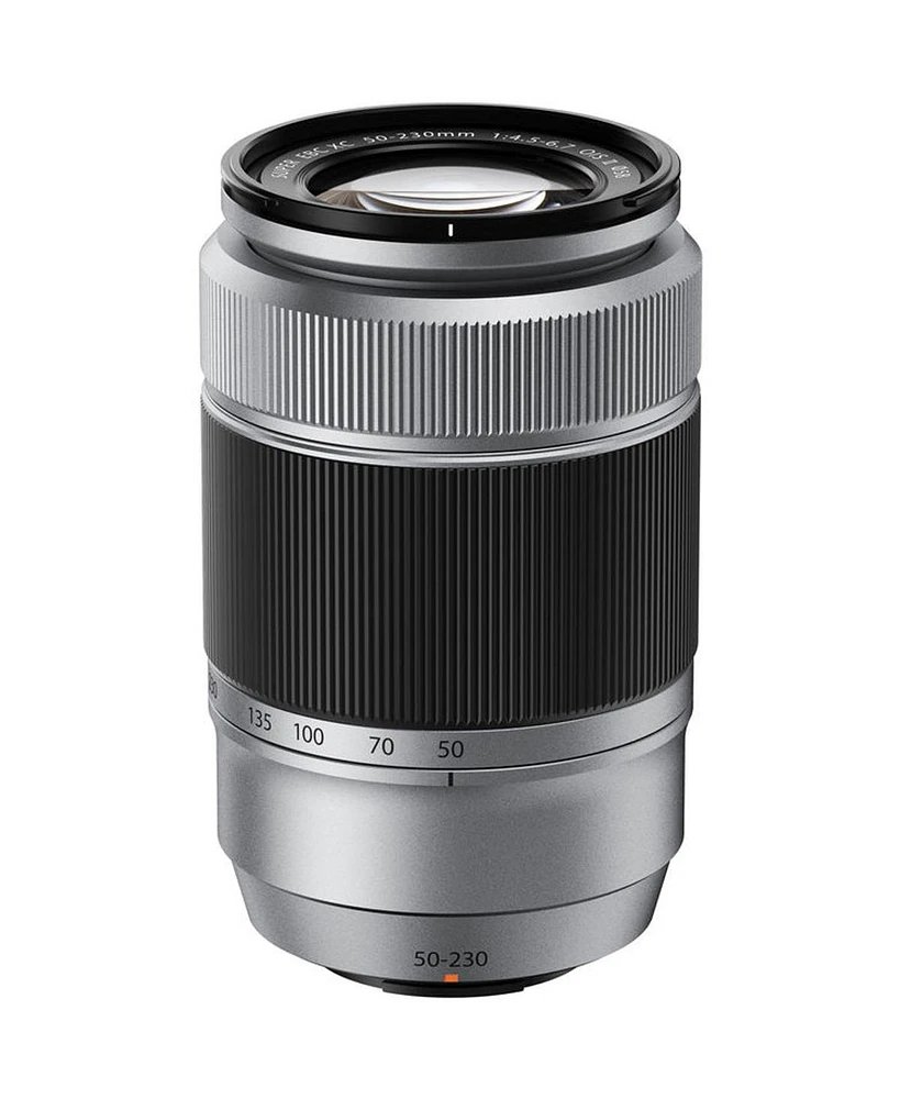 Fujifilm Xc 50-230mm f/4.5-6.7 Ois Ii Lens, Silver with Vanguard Alta Pro 2+ 264AB 4-Section Aluminum Tripod with Bh-100 Ball Head