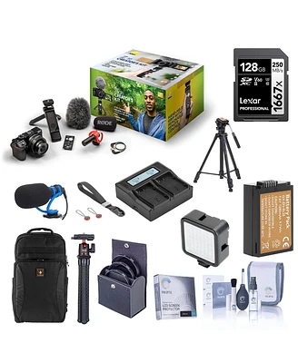 Nikon Z 30 Mirrorless Camera Creator's Kit, Bundle with 128GB Memory Card, Backpack, En-EL25 Battery, Dual Smart Charger, Charger Plate, Video Tripod,