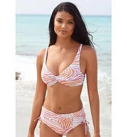 Lascana Women's Zebra Print Underwire Bikini Top