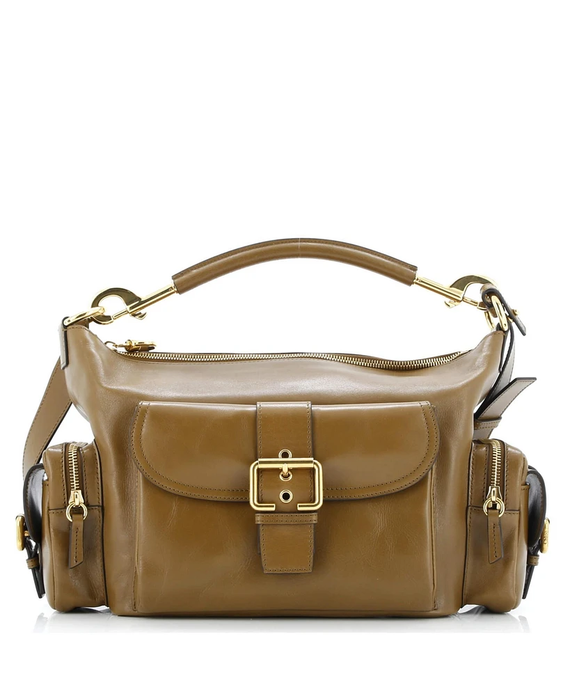 Pre-Owned Chloe Medium Camera Shoulder Bag Leather