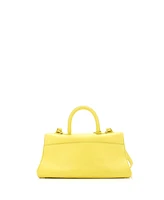 Pre-Owned Delvaux Small East West Brillant Top Handle Bag Leather