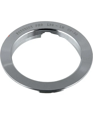 Fotodiox Lens Mount Adapter for M39/L39 Screw Mount Slr Lens to Leica M Mount Rangefinder Camera Body with 28mm/90mm Frame Line