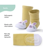The Peanutshell Baby Girls 12pk Cotton Socks, Pastel/Multi