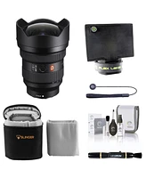 Sony Fe 12-24mm f/2.8 Gm Lens for Sony E, Bundle with Lens Shade, Lens Cleaner, Cleaning Kit, Lens Cap Tether