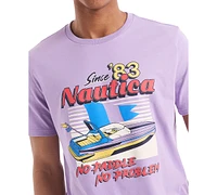 Nautica Men's Retro Vibe Classic-Fit Graphic T-Shirt