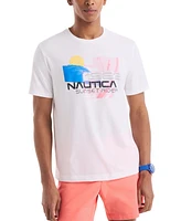 Nautica Men's Sunset Riders Logo Graphic T-Shirt