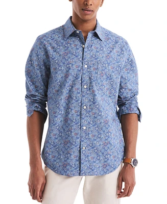 Nautica Men's Printed Floral Shirt
