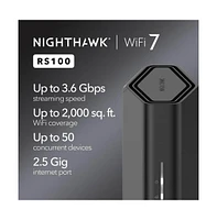 Nighthawk RS100 Dual-Band WiFi 7 Router
