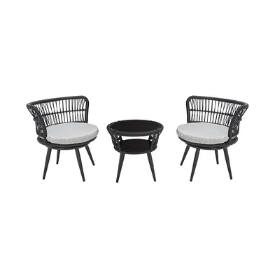Kyomi 3PC Lounge Set