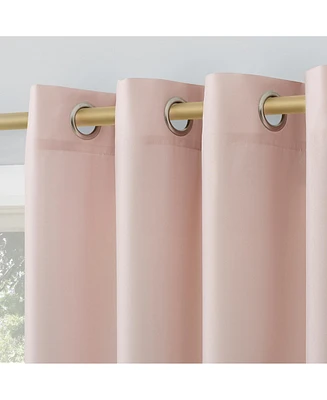 Daylin Woven Semi-Sheer Grommet Curtain Panel