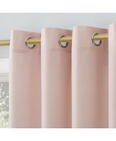 Daylin Woven Semi-Sheer Grommet Curtain Panel